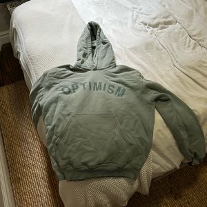 Green MadHappy optimism sweatshirt perfect condition
